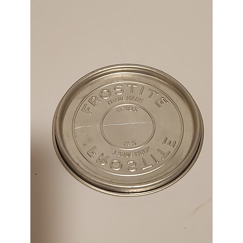 Vintage Frosttite Aluminum Lids Reusable For Tin Cans Freezer or Pantry - Picture 8 of 9